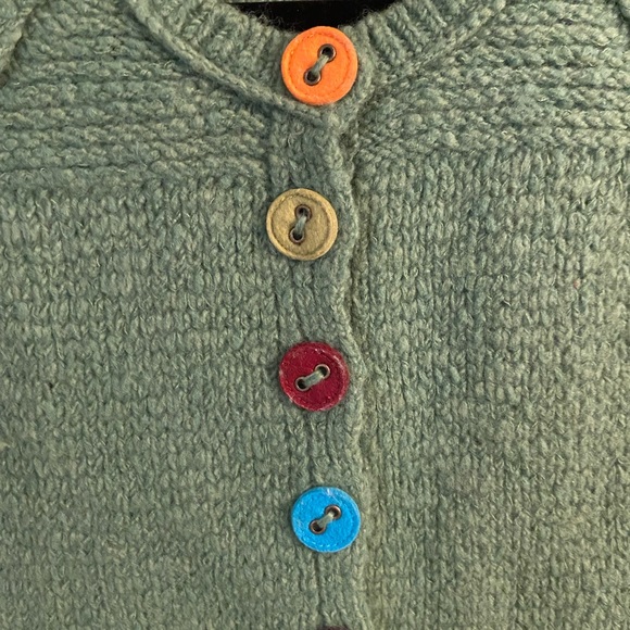 Hand Knit by Dollie Wool Sweater: Small - Picture 2 of 14